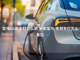 宝马325i刹车灯怎么消_09年宝马3系刹车灯怎么复位