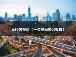 e300l报价（豪华立标2023款的官方指导价多少包括购置税吗）