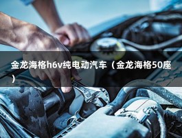 金龙海格h6v纯电动汽车（金龙海格50座）