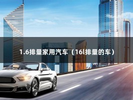 1.6排量家用汽车（16l排量的车）