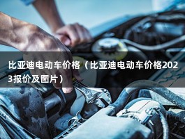 比亚迪电动车价格（15万以内优秀的代步车）