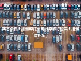 买怎么样大排量摩托车可以摩旅（想买大排量摩托车）