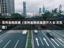 吉利金刚改装（加装后喇叭）