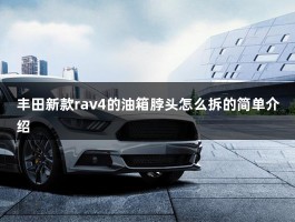 丰田新款rav4的油箱脖头怎么拆的简单介绍