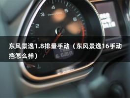 东风景逸1.8排量手动（东风景逸16手动挡怎么样）