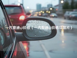 一汽奥迪q3价格（一汽奥迪q3价格及图片）