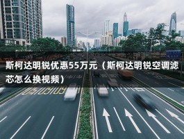 斯柯达明锐优惠55万元（斯柯达明锐空调滤芯怎么换视频）