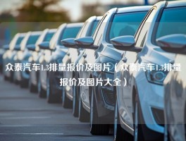 众泰汽车1.3排量报价及图片（众泰汽车1.3排量报价及图片大全）