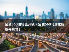 宝骏560油箱盖开锁（宝骏560马牌轮胎型号尺寸）