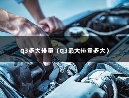 q3多大排量（q3最大排量多大）