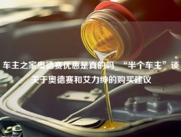 车主之家奥德赛优惠是真的吗_“半个车主”谈关于奥德赛和艾力绅的购买建议