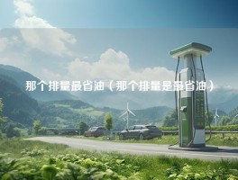 那个排量最省油（那个排量是最省油）