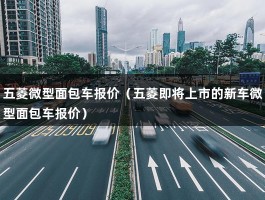 五菱微型面包车报价（2到3万以下的选择）