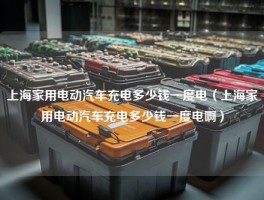 上海家用电动汽车充电多少钱一度电（上海家用电动汽车充电多少钱一度电啊）