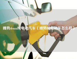 腾势denza纯电动汽车（腾势纯电动车怎么样）