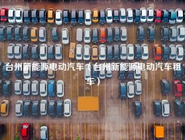 台州新能源电动汽车（台州新能源电动汽车租车）