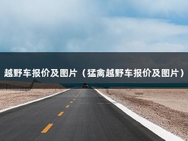 越野车报价及图片（猛禽越野车报价及图片）