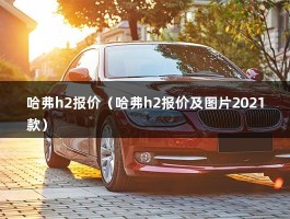 哈弗h2报价（哈弗h2报价及图片2021款）