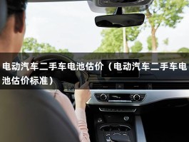 电动汽车二手车电池估价（电动汽车二手车电池估价标准）