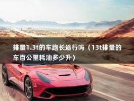 排量1.3t的车跑长途行吗（13t排量的车百公里耗油多少升）