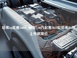 哈弗h6优惠16000_降至7.50万起售2021款哈弗H6刚上市就降价