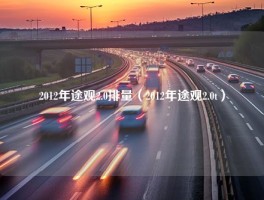 2012年途观2.0排量（2012年途观2.0t）