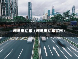 雅迪电动车（雅迪车型电动车是什么意思）