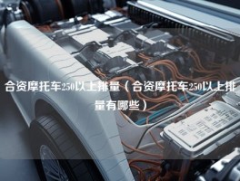 合资摩托车250以上排量（合资摩托车250以上排量有哪些）