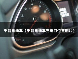 千鹤电动车（千鹤电动车充电口位置图片）