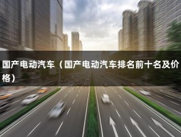 国产电动汽车（哪款性价比优秀）