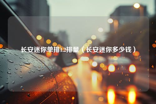 长安迷你单排1.2排量（长安迷你多少钱）