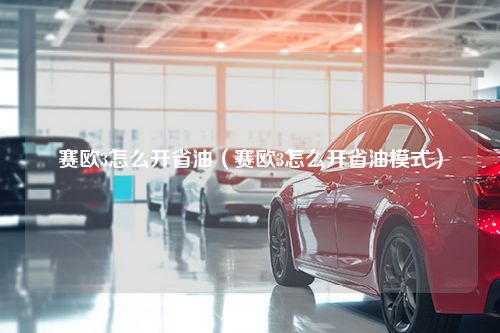 赛欧3怎么开省油（赛欧3怎么开省油模式）